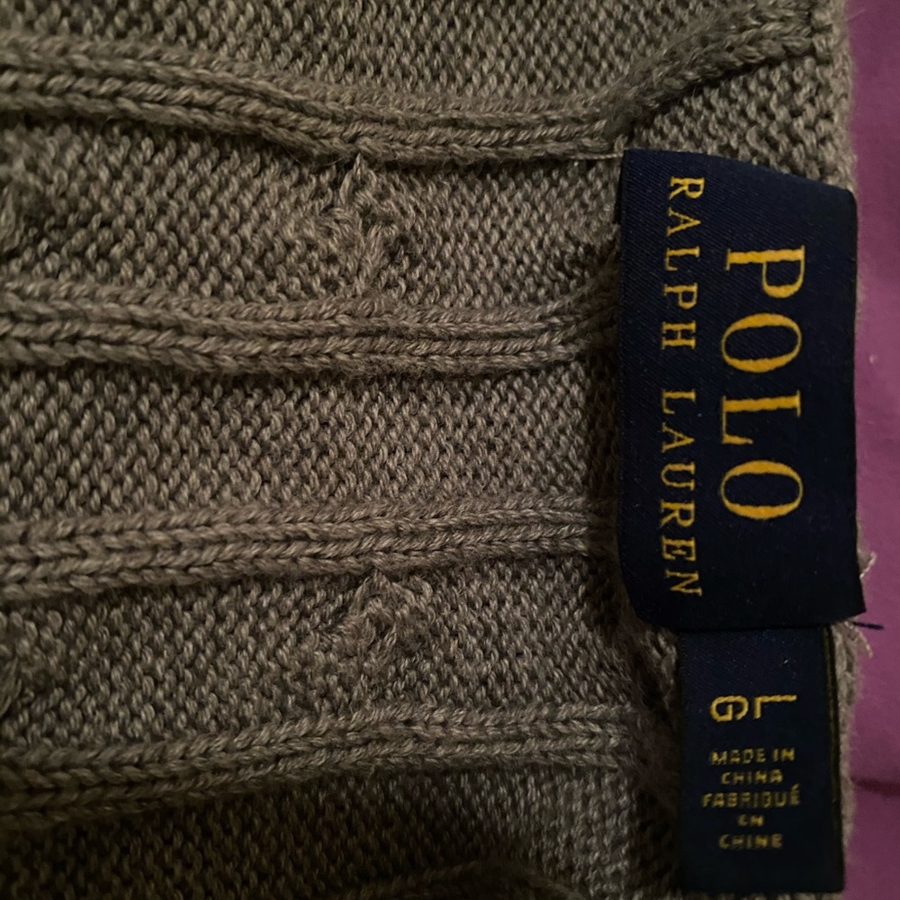 Ralph Lauren Polo Grey Women’s Sweater Size L